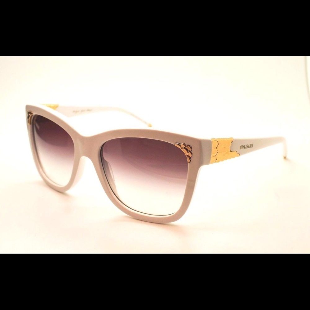 Blvgari 8134k whitegold plated serpenti sunglasses